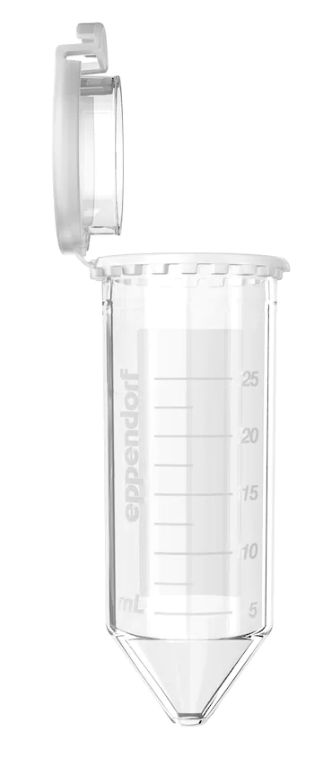 艾本德Eppendorf Conical Tubes 25 mL 帶鎖扣蓋 SnapTec?, 25 mL, 啟動套裝，4  個單離心管架，6  個轉(zhuǎn)子適配器，轉(zhuǎn)子孔可容納 50  mL 錐形管, P