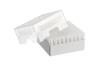 艾本德儲存盒 9 × 9, 可放置 81  個螺旋蓋（凍存）管， 3   mL，2  件，高 76  mm，3  英寸，聚丙烯材料，可耐受最低 -86  °C，可高溫高壓滅菌，帶蓋子并具有數(shù)字字母標識